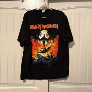 Iron Maiden legacy of the beast tour 2018-19 black t shirt size XL